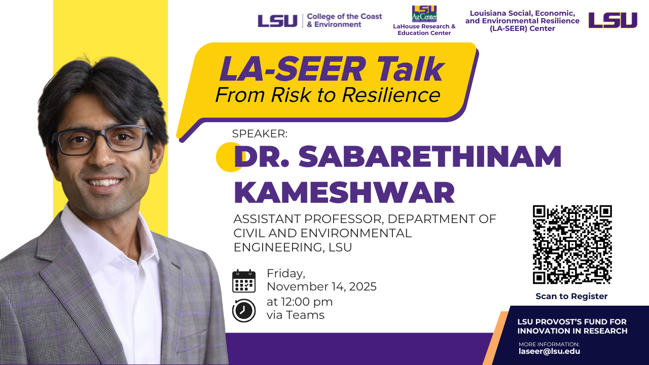 LA-SEER TALK WITH DR. KAMESHWAR