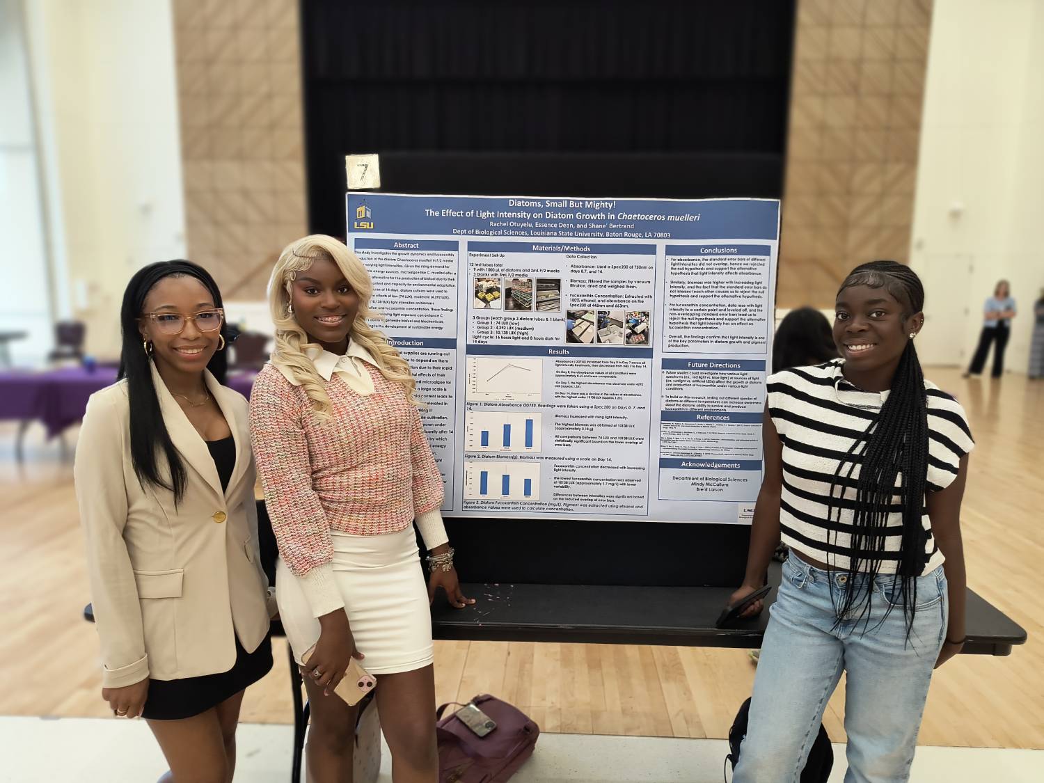 TOP DIATOMS Essence Dean, Shané Bertrand, Rachel Otuyelu alt text description