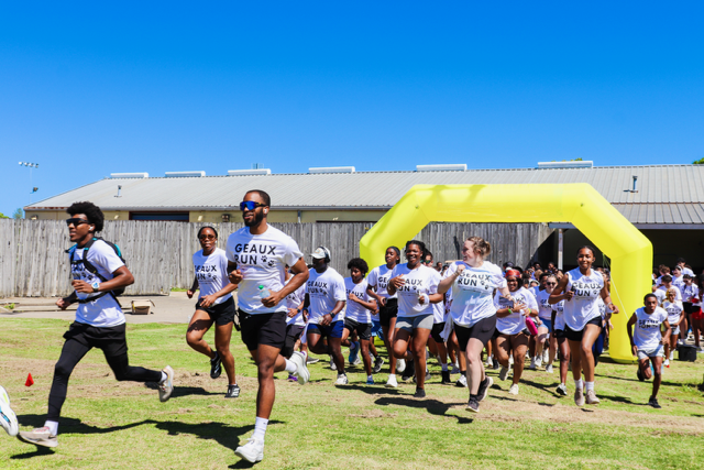 people running